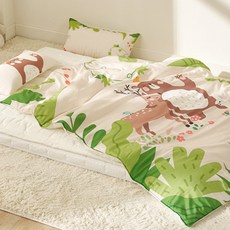 lolbaby 嬰兒竹纖維敏感護理3D網布枕頭, 森林裡的朋友