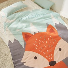 롤베이비 유아용 밤부 알러지케어 차렵이불, 아기여우