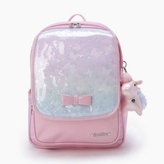 UNITED COLORS OF BENETTON. KIDS 女童款Shas蹦蹦跳跳翻蓋書包 QCBG03411PK