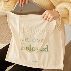 Babigongsik 漸層刺繡環保袋