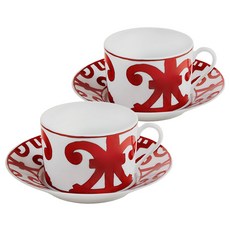 HERMES 愛馬仕 Balcon 杯盤組 011015P, 2套, 混合色