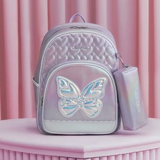 benetton 班尼頓 兒童LED燈蝴蝶造型書包+筆袋 QCBG02411LV