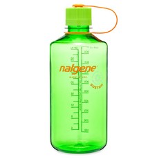 nalgene Tritan材質窄口運動水壺, 1個, 1L, Melon Ball