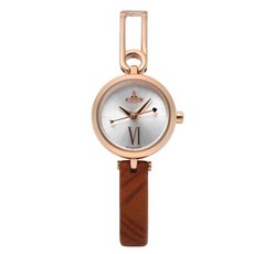 Vivienne Westwood 女款Soho皮革手錶 VV200RSBR+盒子
