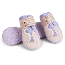 Truelove 狗狗雙魔鬼氈鞋 4p套組, 粉紫羅蘭色