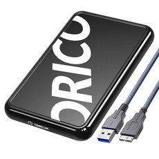 ORICO 奧睿科 SSD HDD 外接硬碟盒 USB3.1 5Gbps 129 x 80 x 14.3 mm CP25U3, CP25U3(黑色)