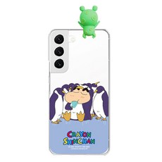 짱구는못말려 짱구의 겨울방학 피규어 투명젤리 휴대폰 케이스