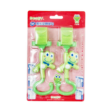 DOOBY 大眼蛙 360度旋轉萬用掛鉤 2入, 1個