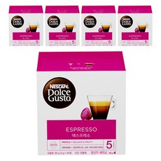 돌체구스토 에스프레소 캡슐커피, 5g, 16개입, 5개