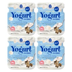 홈앤키즈 유아용 사르르쏙 요거트, 20g, 4개, 플레인