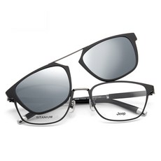 Jeep 男士偏光太陽眼鏡組合鈦眼鏡JEEPT7034_M3