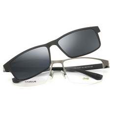 Jeep 鈦合金眼鏡配偏光太陽眼鏡KPT7024_M3