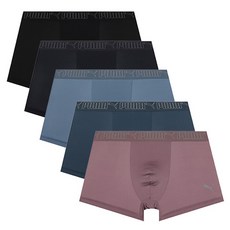 푸마바디웨어 남성용 뉴트럴 에디션 컬러 드로즈 팬티 5종 세트(95~110)