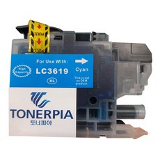 TONERPIA Brother 相容墨水 LC-3619XL C, 1個, 青色