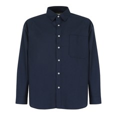 엣지애 남성용 오버핏 박스 긴팔 카라셔츠 MCTF3CT5210