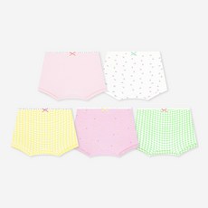 Uni FRIend 女童款Sherbet系列印花四角內褲 5件組