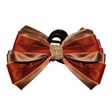 수스다 릴리안 큐빅 리본 헤어 집게핀 데일리 머리핀 2119