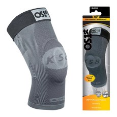 오에스퍼스트 KS8 스포츠 퍼포먼스 쿠셔닝 무릎 보호대, 진회색, 1개