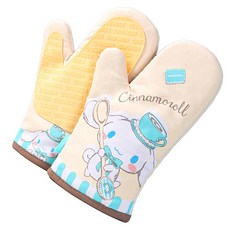 CHEFMADE 學廚 三麗鷗大耳狗喜拿廚房隔熱手套 雙手組, 米色, 1套