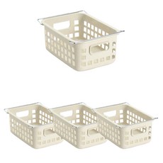 하우스레시피 국내 제조 코지 와이어 바스켓, 아이보리, 4개