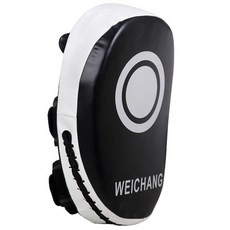 Salvible Funny Seller拳擊訓練器材皮革靶墊, 白色 黑色, 1個