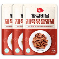 우리식품 황금비율 제육볶음양념, 150g, 3개