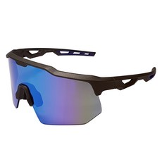 FANTON FANTON 運動太陽眼鏡 FSG93, 藍色鏡面(鏡片), 深灰色(鏡框), 1個
