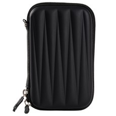 오리코 외장하드 충격방지 파우치 블랙, PHL-25, 1개