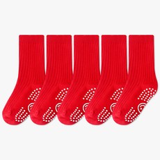 SAESILRO 兒童款 Today 優質羅紋長襪 5雙組