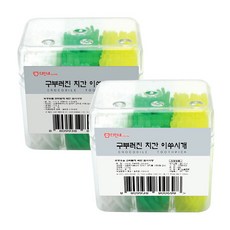 Dainne 聚丙烯彎曲牙間牙籤, 300入, 2個