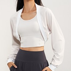 아이엠몽 여성용 제이든 크롭 볼레로 가디건