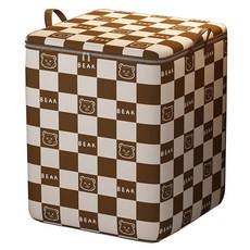 小熊收納盒, 1個, 棕色