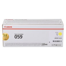 Canon 佳能 CRG-059 碳粉匣, 1個, 黃色