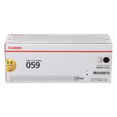 Canon 佳能 CRG-059 碳粉匣, 1個, 黑色