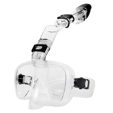 FLOW 廣角自由潛水浮潛面鏡, 黑色