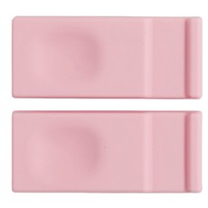 모다키친 나봄 서포트 수저받침, 핑크, 2개