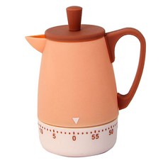 HOMEDAUM 室內裝潢發條式多用途廚房計時器咖啡壺, 1個