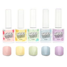 Tilda 凝膠指甲油系列 10ml x 5款套組, 春漾, 1個