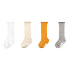 HI BABY KIDS 幼兒款NEW捲邊羅紋及膝襪 4件組