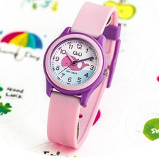 Q&Q 兒童款模擬角色10氣壓防水學習教育用