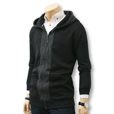 BLUEForce 男款 Heriturn 撞色寬鬆連帽拉鍊外套