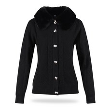 럭스골프 430골프 여성용 방풍 퍼 니트 가디건 LB3W708W