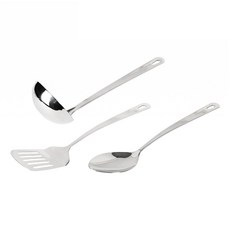 Altenbach 316Ti廚房工具 3件組, 銀, 1個, 湯匙+鍋鏟+勺子
