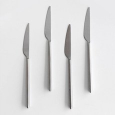 NICOTT Here 西餐刀 4入 + 收納盒組, Silver, 1套