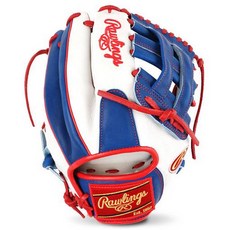 RAWLINGS MLB Authentic限量版HOH Nolan Arenado模型手套 GH2PRONA-WR, 白色+皇家藍