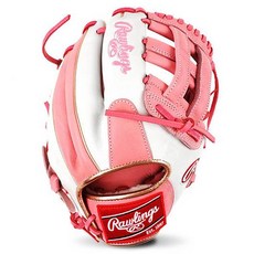 RAWLINGS MLB 官方正品限量版 HOH 諾蘭·阿里納多款式手套 GH2PRONA-PW, 粉紅色 + 白色, 1個