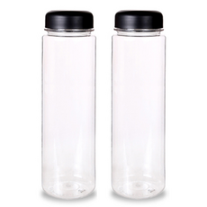 MAKA EVERY ONE KITCHEN Tritan 透明隨行瓶, 黑色, 700ml, 2個