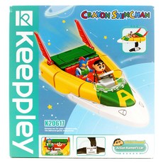 KEEPPLAY 奇妙積木 蠟筆小新 DIY 動感超人汽車奈米積木, 混合色, 1個