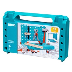 美國 BRIO Builder 工作檯工具遊戲組 34596, 單一顏色, 1個