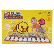 韓國 B&C B.Duck 鋼琴地墊玩具, 混合顏色